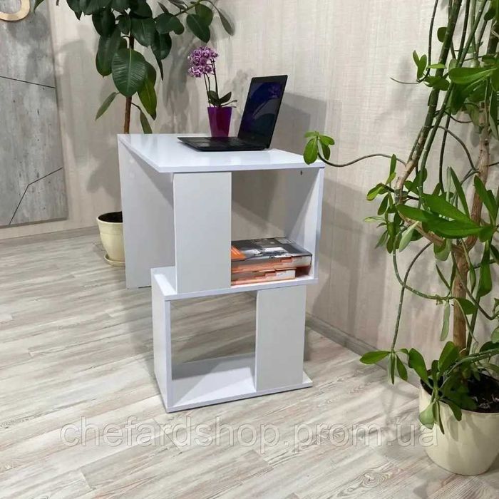 Письмовий cтіл / Компютерний стіл для роботи та навчання із полицями