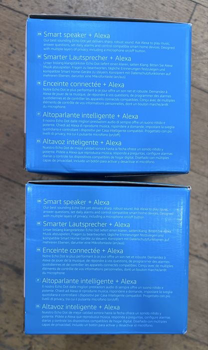Conjunto de 2 Amazon Echo Dot 5ª Geração Bloqueadas