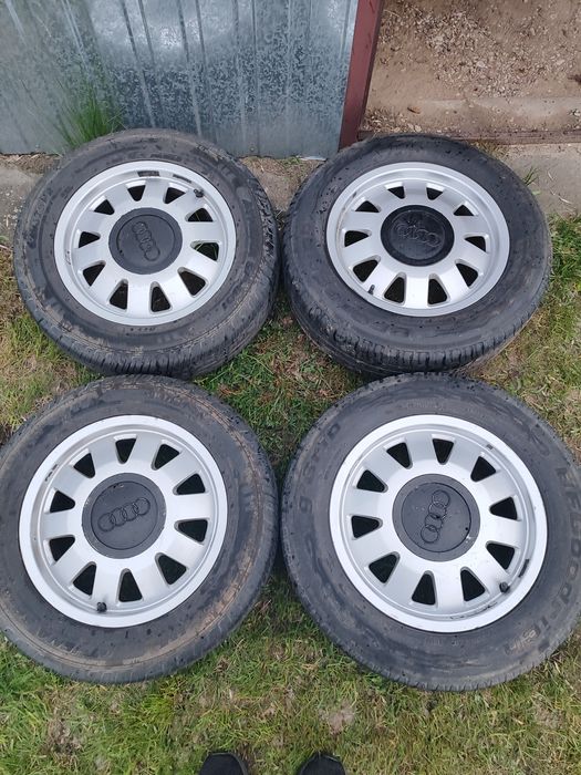 Oryginalne felgi Audi 15" 5x112 ET45 + opony  195/65 R15