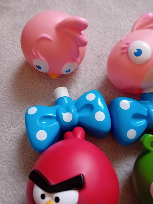 Figurki głowy 5 szt Angry Birds