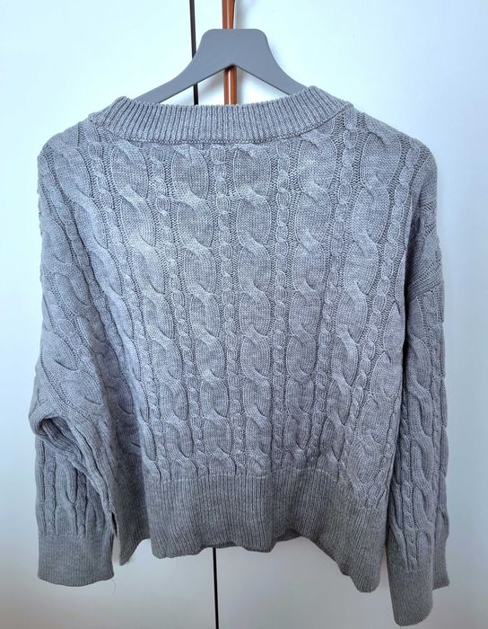 Camisola cinzenta de malha Stradivarius, tam XS - nova com etiqueta