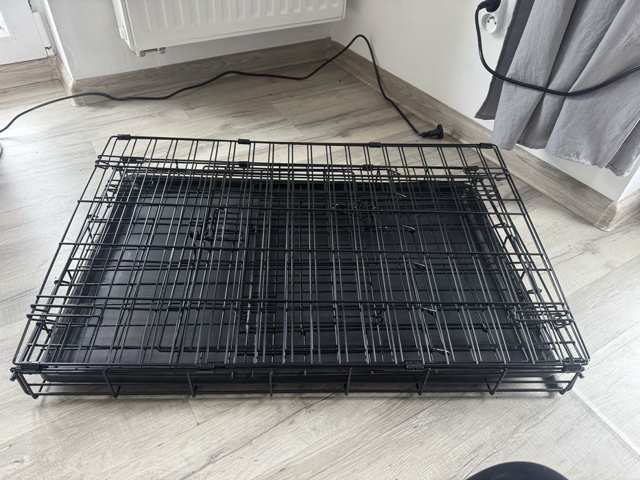 Klatka kenelowa dla psa z pokrowcem - stan idealny