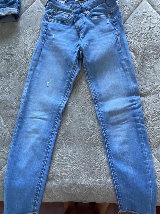 Calças de Ganga Escura