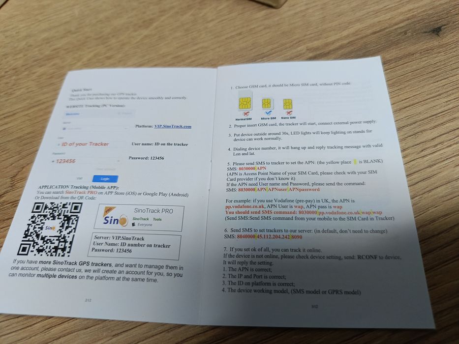 Lokalizator GPS sino track st-902 śledzenia na żywo