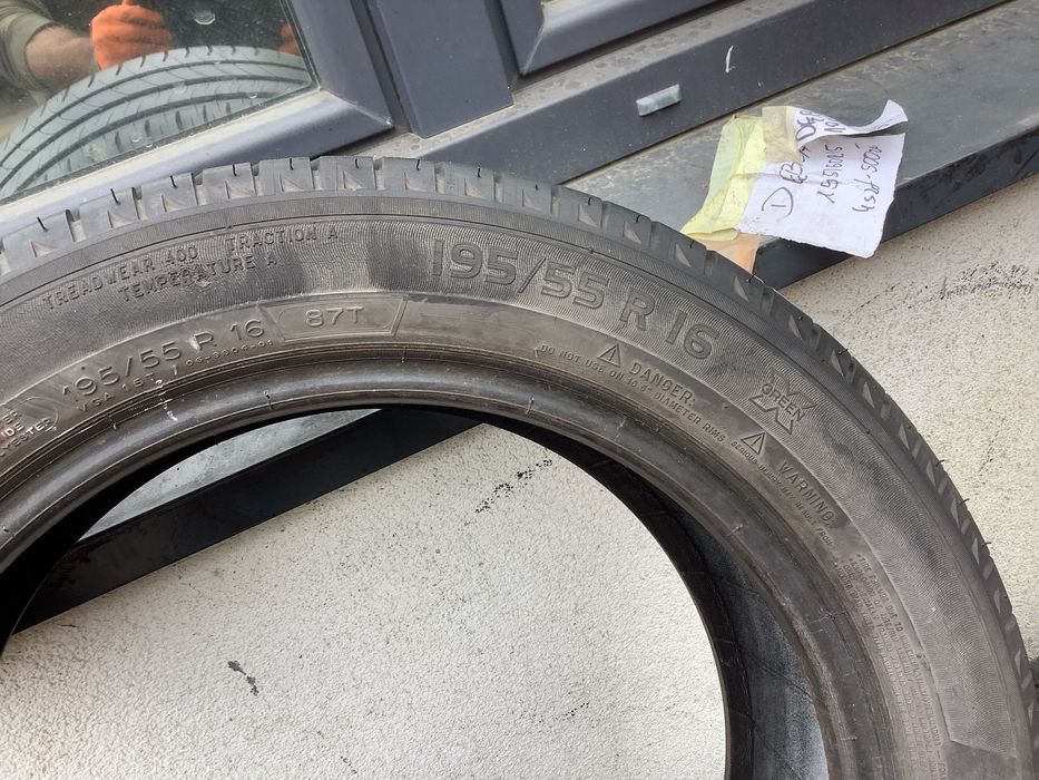 MICHELIN  195/55r16 2szt opony lato letnie 7mm 2015r