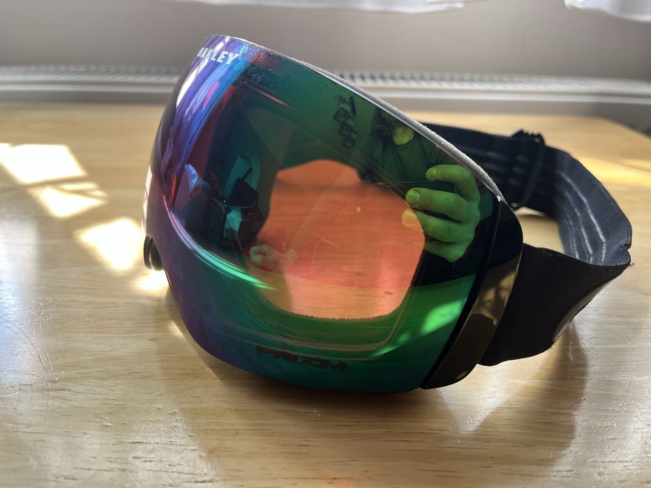 Oakley Flight Deck M XM Jade Iridium Prizm Gogle Snowboard Narty