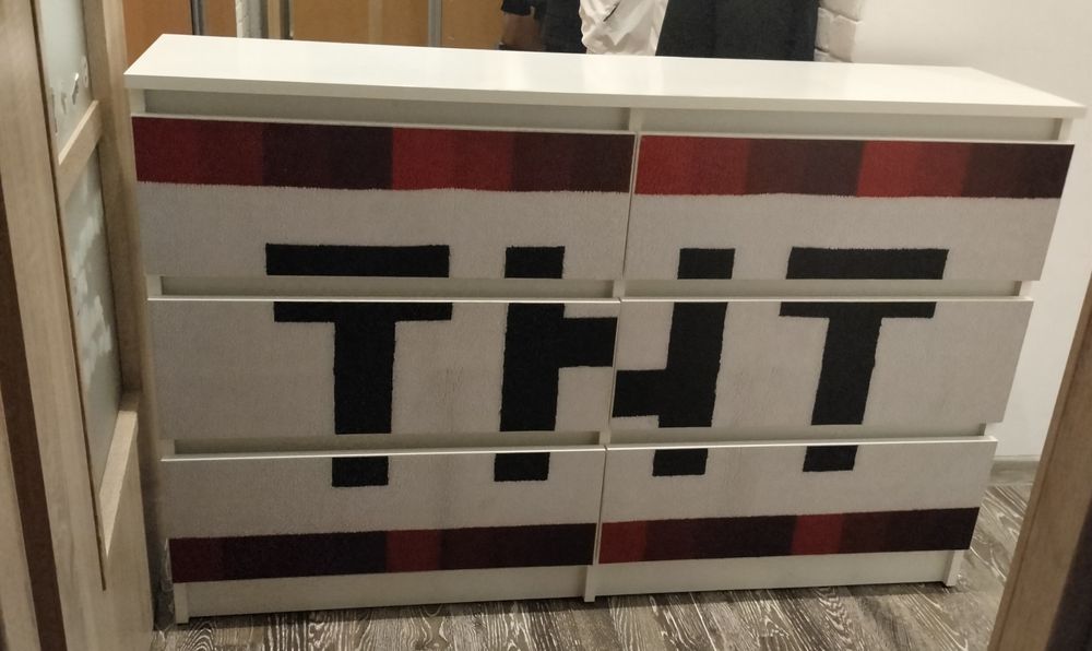 Komoda, szafka Minecraft TNT