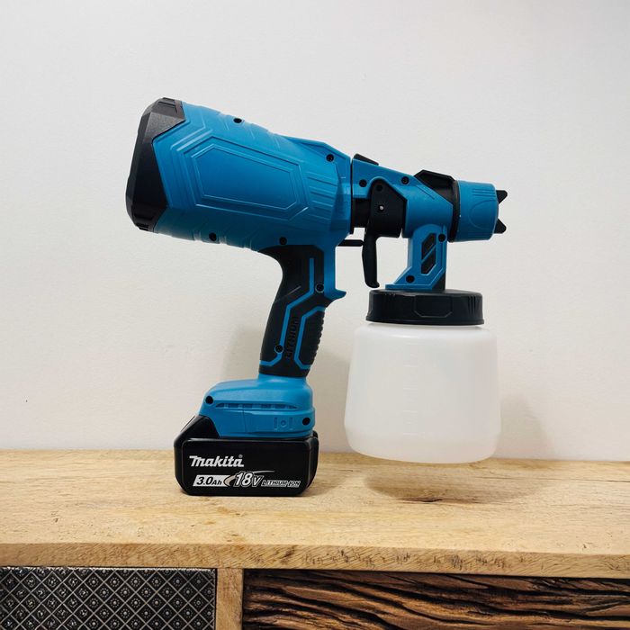 Pistolet na farbe regulowany pasuje do baterii makita lxt 18v NOWY !!
