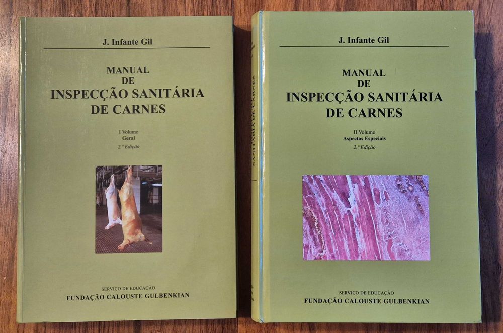 Livro de veterinaria - Manual de Inspecção Sanitaria de Carnes 2vols, 2a edição