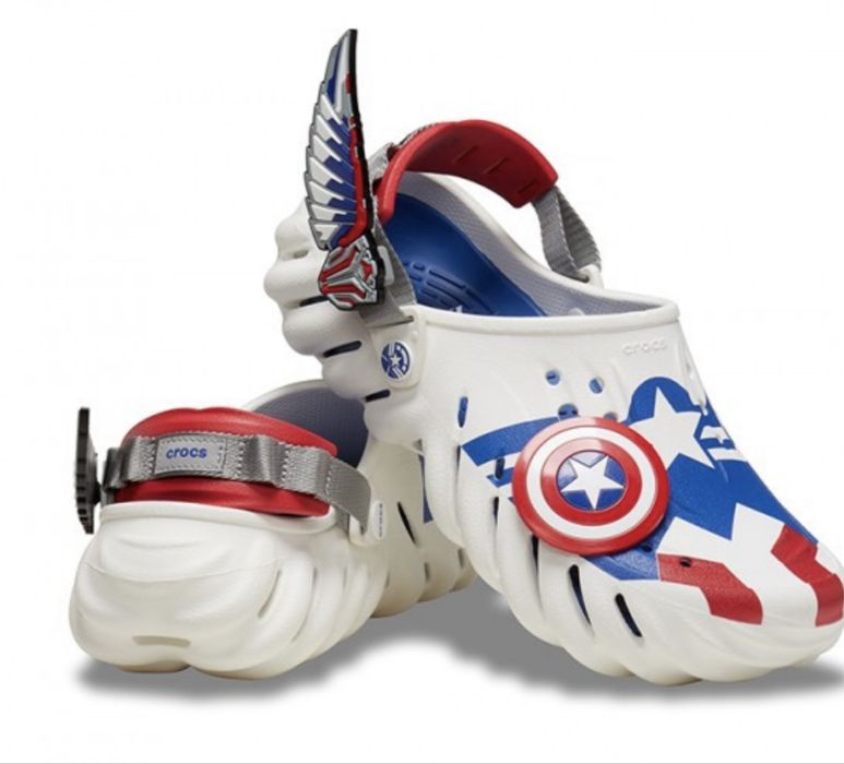 Crocs echo captain america