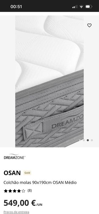 Colchão DreamZone - está NOVO