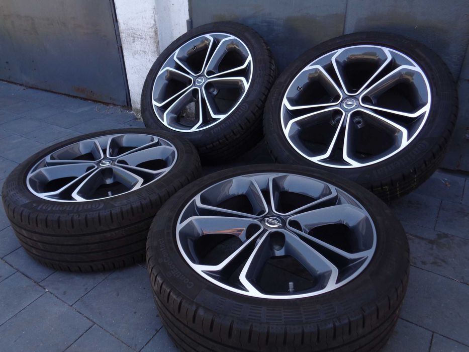 Oryginalne alufelgi OPEL Adam Corsa OPC 17 cali 5x110 + opony 7,5mm