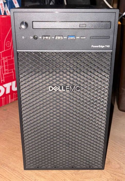 Serwer Dell PowerEdge T40 Xeon E-2224G 16GB 2x1TB SATA DVD-R Win10 pro