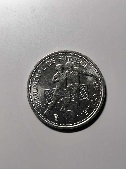 Moeda 100 Escudos  1986 – XIII Mundial de Futebol México
