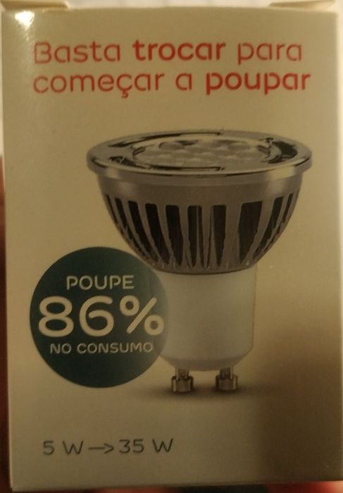 Lâmpada LED GU10 5w [Novo]