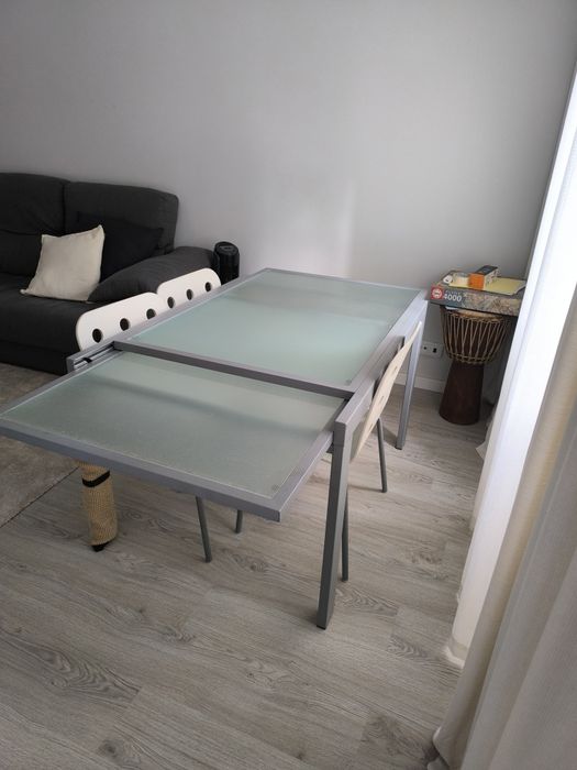 Mesa extensível retangular