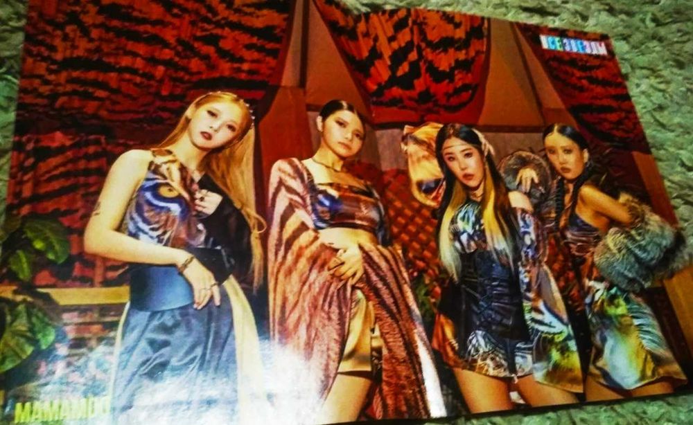 Плакаты,постеры  К-pop группы Purple Kiss,  Mamamoo,  Blackpink