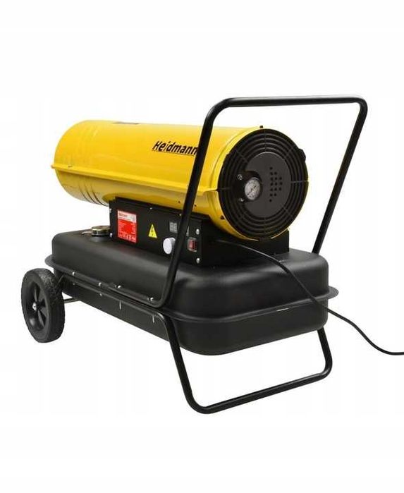 Nagrzewnica olejowa z termostatem spalinowa na kołach 25kw 2500W