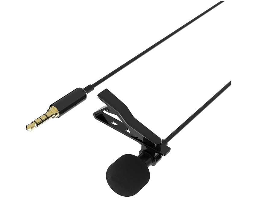 Sabrent AU-SMCR Mikrofon z Klipsem miniJack 3,5mm