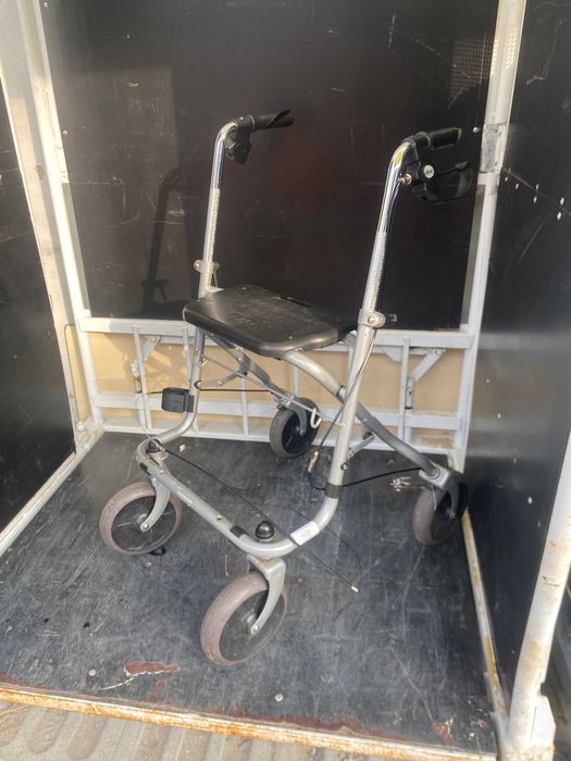 WÓZEK Balkonik PODPÓRKA 4 KOŁOWA czterokołowy zakupy CHODZIK składany