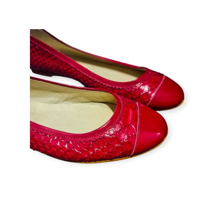 Sapatilhas Femininas Purificación García – Vermelho Escama -Tamanho 38