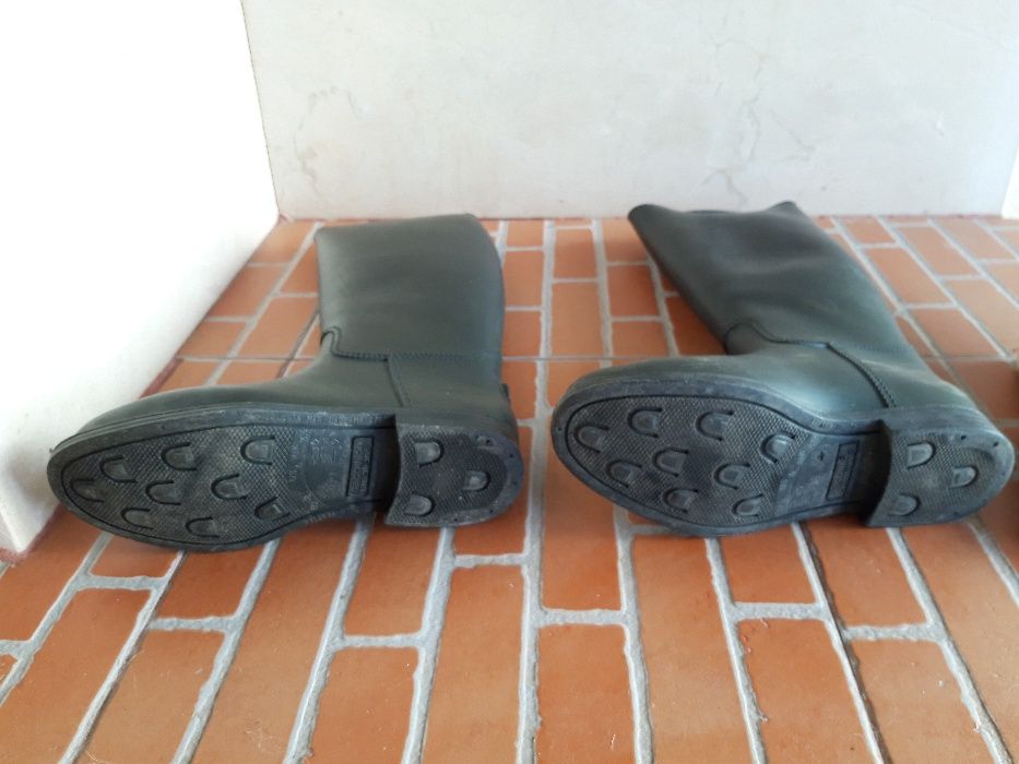Equitação botas e calças