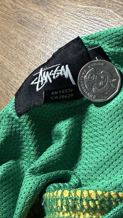 Лонгслив Stussy Jamaica Moto Crewneck