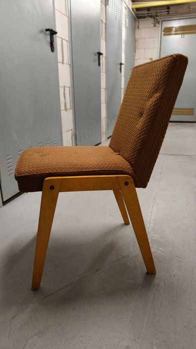 Krzesła Aga 6 sztuk model 200-125, Józef Chierowski, PRL