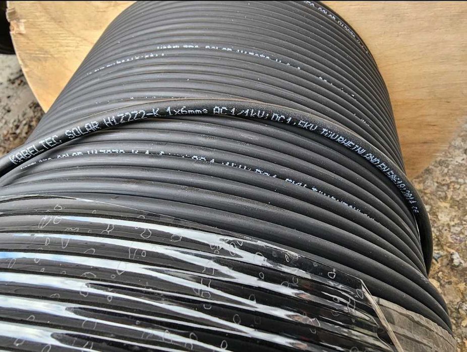 Немецкий солнечный кабель для солнечных панелей, провод 6мм2. Оригинал