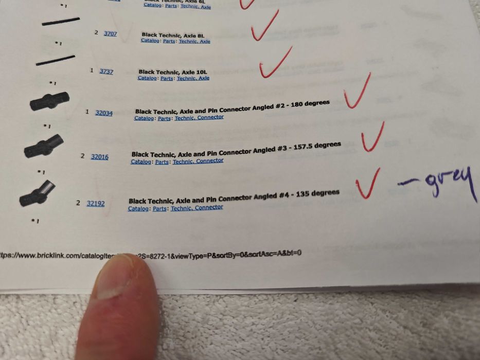 Lego Technic 8272 "Snowmobile"; 2007; [A77]