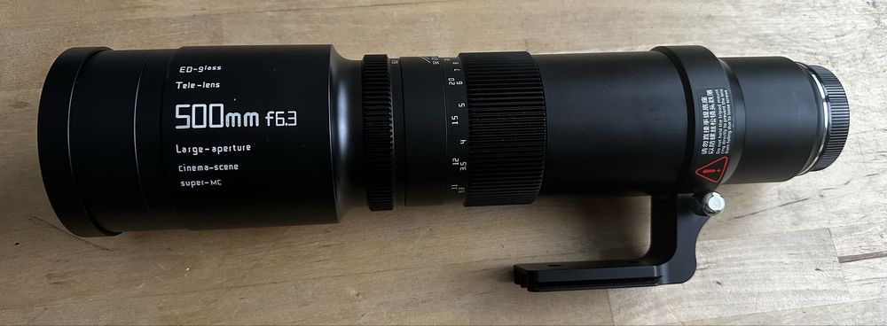 Obiektyw tele Ttartisan 500mm f6.3 l mount