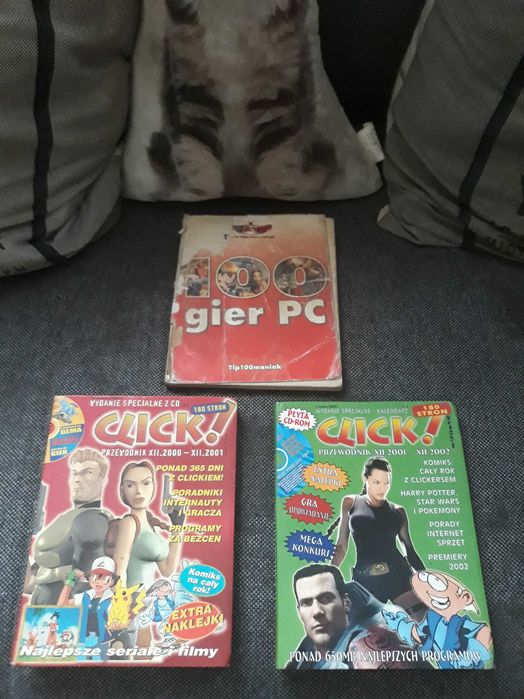 Click kalendarz czerwony z plyta CD i zielony bez CD. UNIKAT i Gratis