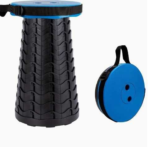 Banqueta Banco Retrátil Portátil Com Alça Telescópica