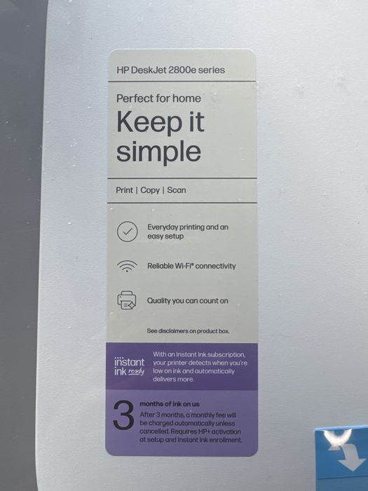 Multifunction Printer - HP DeskJet 2820e434464617598832641
