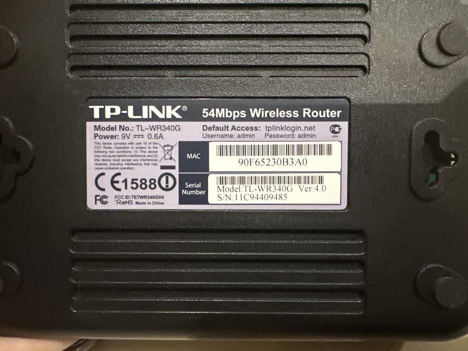 TP-LINK 5bs Wi-fi router