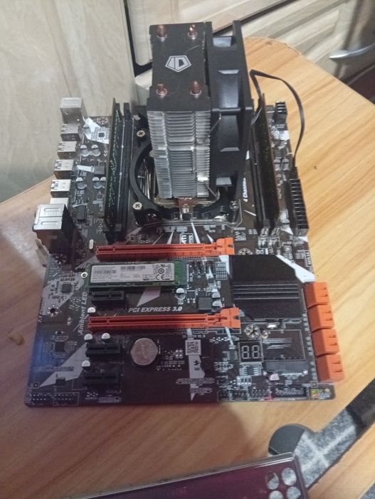 Комплект x99 32gb озу,1650 v4+башня  ssd m2 128