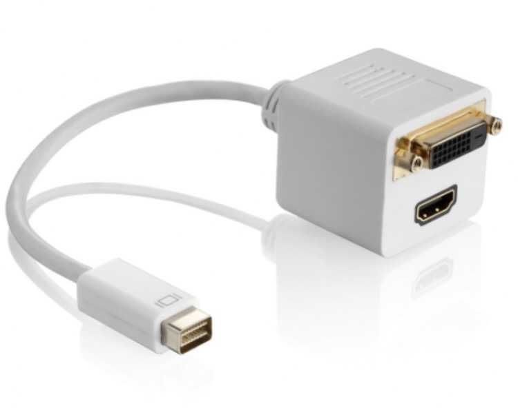 Переходник/адаптер Mini DisplayPort -> DVI, HDMI; Mini DVI -> VGA
