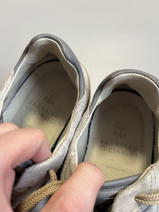 Кеды Brunello Cucinelli Suede Sneakers Loro Piana 43(28cm)