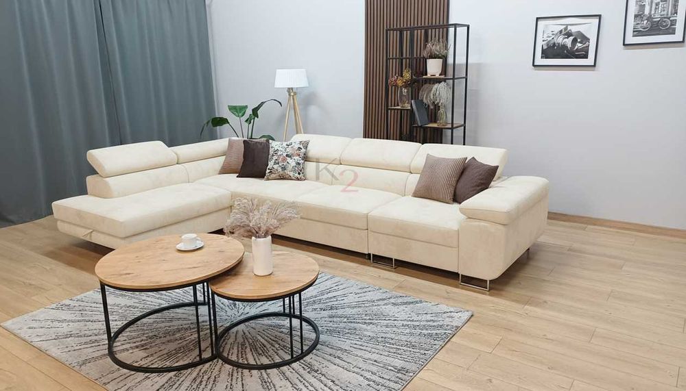 Narożnik Arteon Long z Funkcją spania Kanapa PROMOCJA Dostawa 3-7 DNI