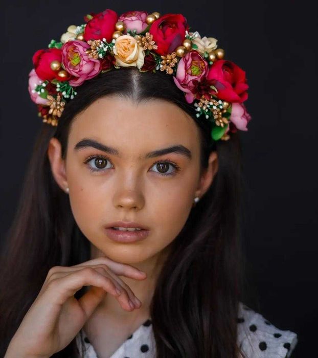 Українські віночки , обручі на голову , обідки