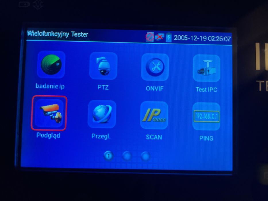 Tester kamer IPC Tester SP-IPT03LCD