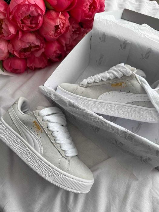 !SALE! Puma Suede XL Light Grey 36 37 38 39 40 41 пума суеде хл