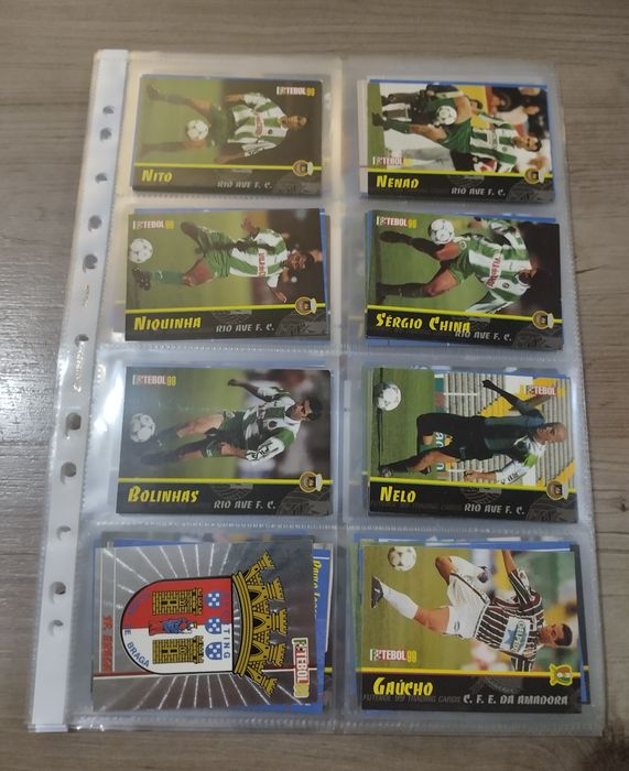 Caderneta cartas Futebol 99 Panini