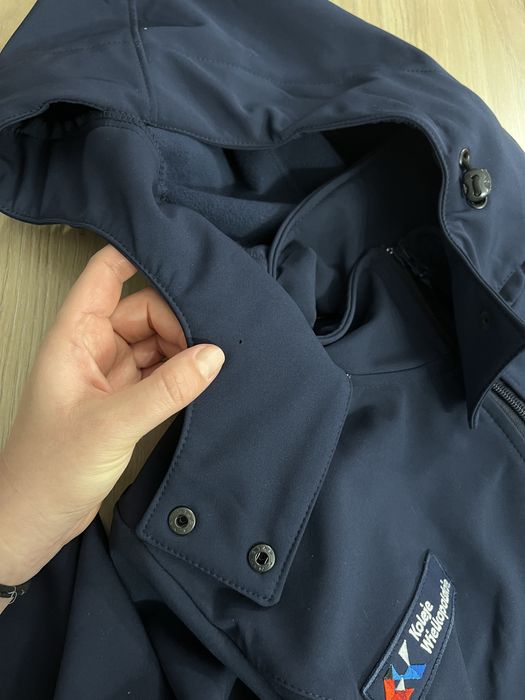 Oryginalny damski płaszcz Kolei Wielkopolskich KW