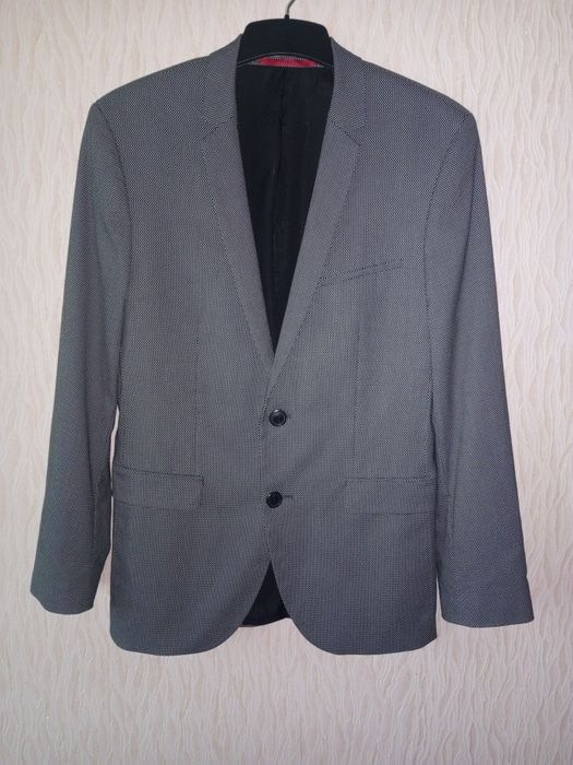 Піджак чоловічий Hugo Boss, S, сірий