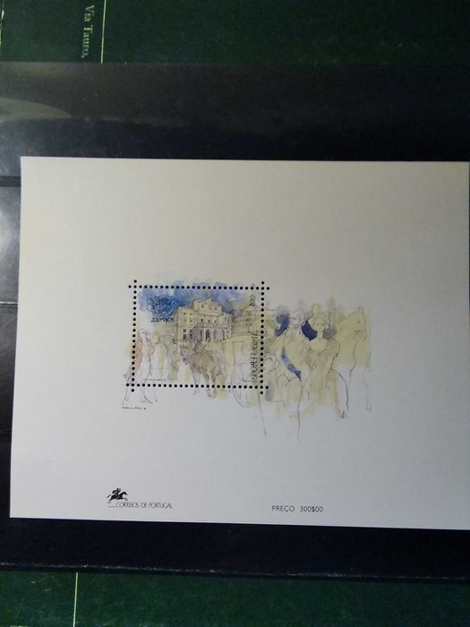 1993 Bloco 200 Anos do Teatro Nacional de S° Carlos MNH **