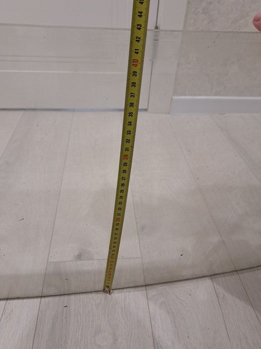 Скло для автобуса заднє вигнуте 43 на 163