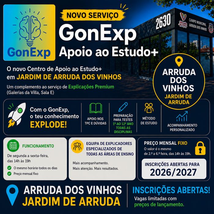 Apoio ao Estudo ARRUDA DOS VINHOS