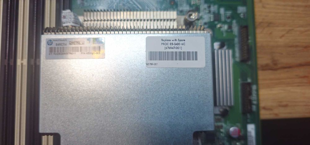 Płyta główna do serwera HP + Procesory GEN 8 (HP DL380p) Intel E5-2420