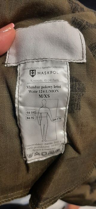 Mundur polowy letni wzor 124L/MON